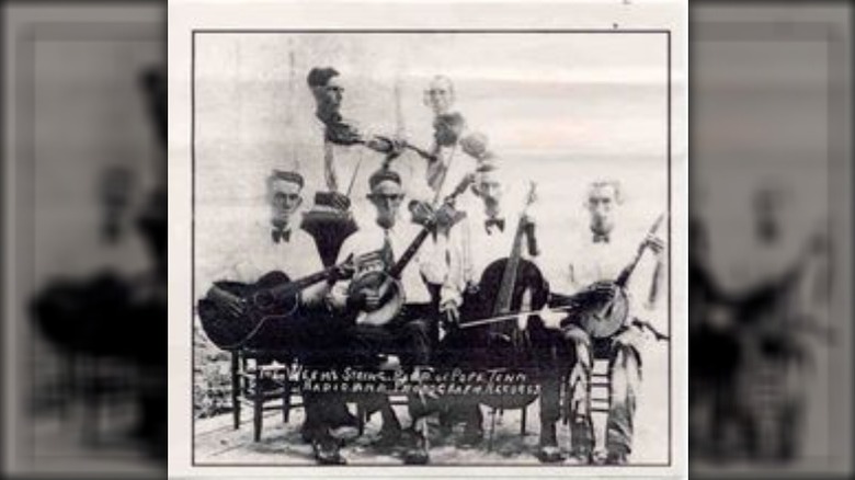 Only known photo of the Weems String Band