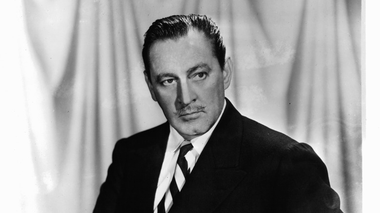 Black and white portrait of John Barrymore