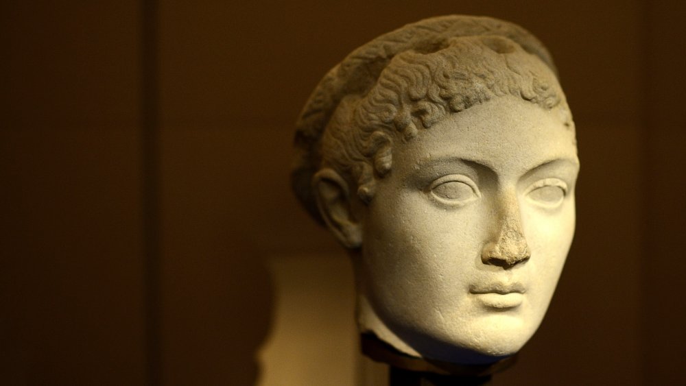 A bust depicting Cleopatra VII