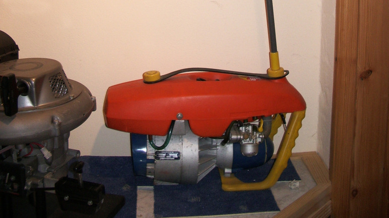 aqua scooter on display in museum