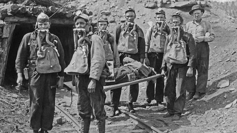 Recovery of Casualties After Primero Explosion