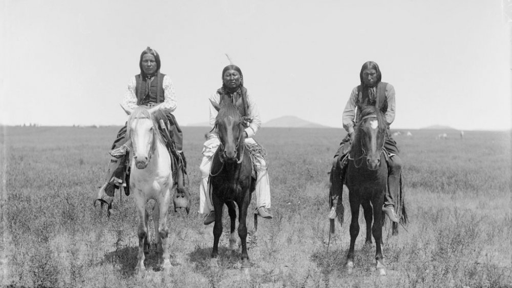 Comanche warriors