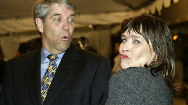 Jan Hooks and her brother tom