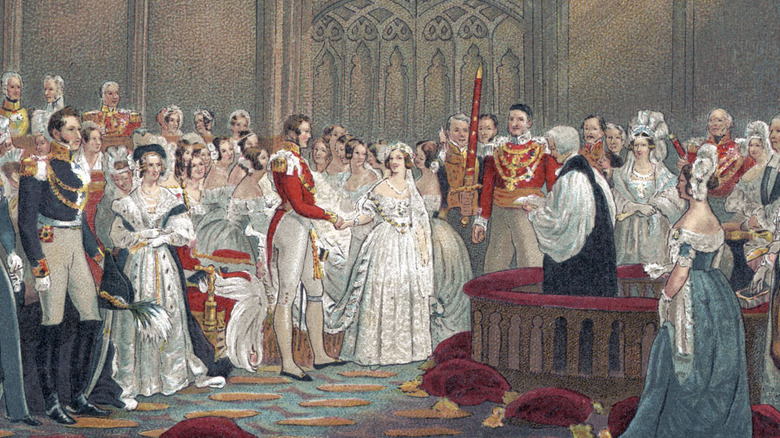 Queen Victoria's wedding to Prince Albert in 1840