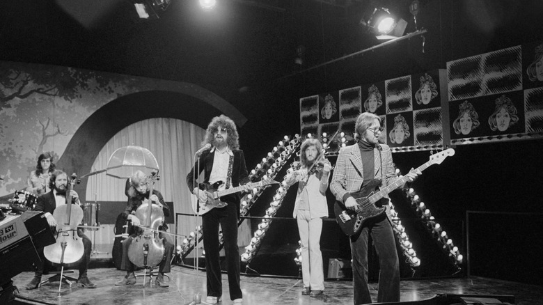 Electric Light Orchestra performing on stage