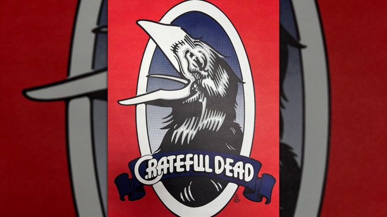 Grateful Dead cawing crow concert poster