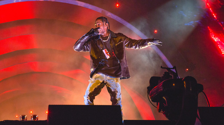 Travis Scott performs at Astroworld