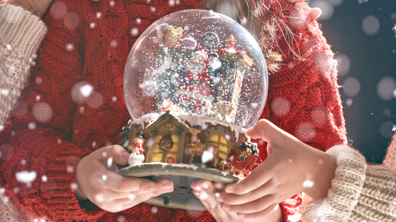A snow globe