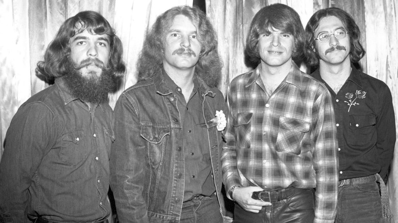 Creedence Clearwater Revival posing for band photo