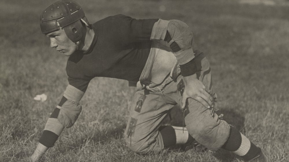 High School footballer ca. 1920