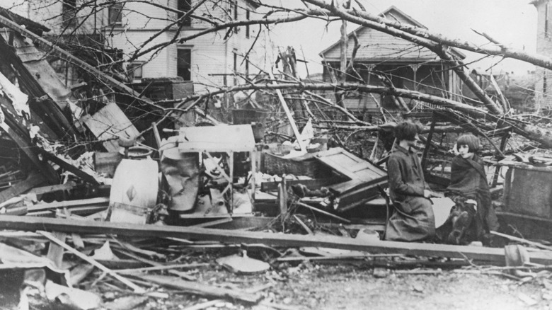 house that collapsed during 1925 tri-state tornado
