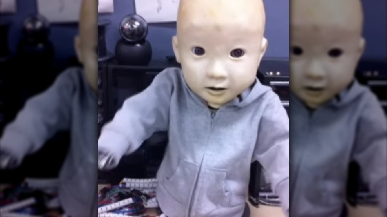 Afetto robot in lab