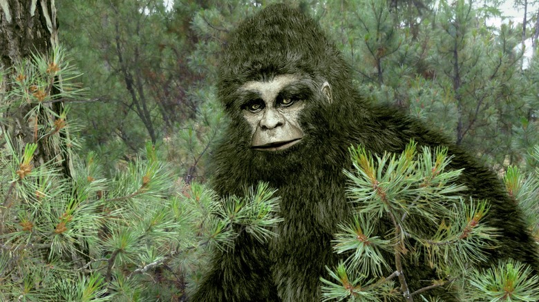 Realistic rendering of Bigfoot