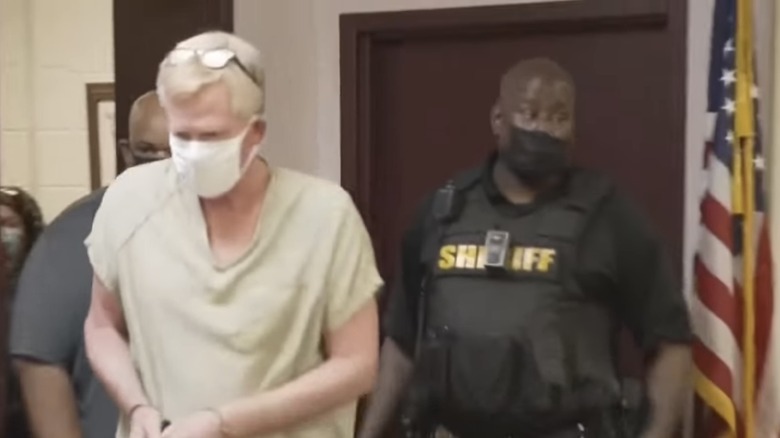 Alex Murdaugh escorted by police