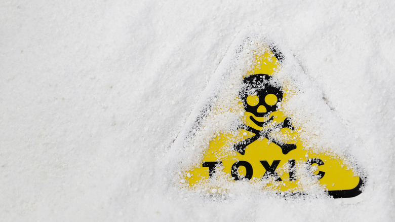 poison warning sign