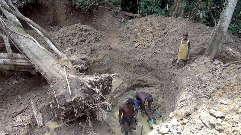 Miners in the Central African Republic.