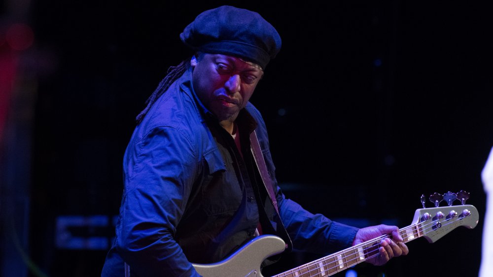 Darryl Jones playing his bass