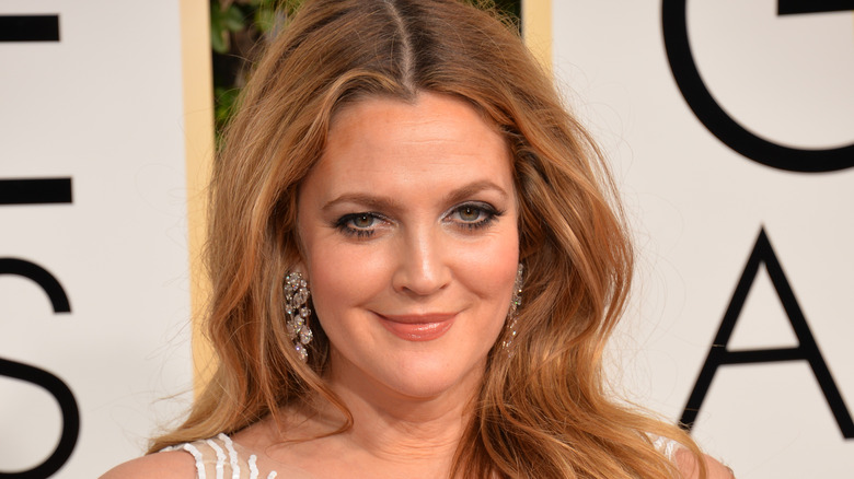 Drew Barrymore smiling