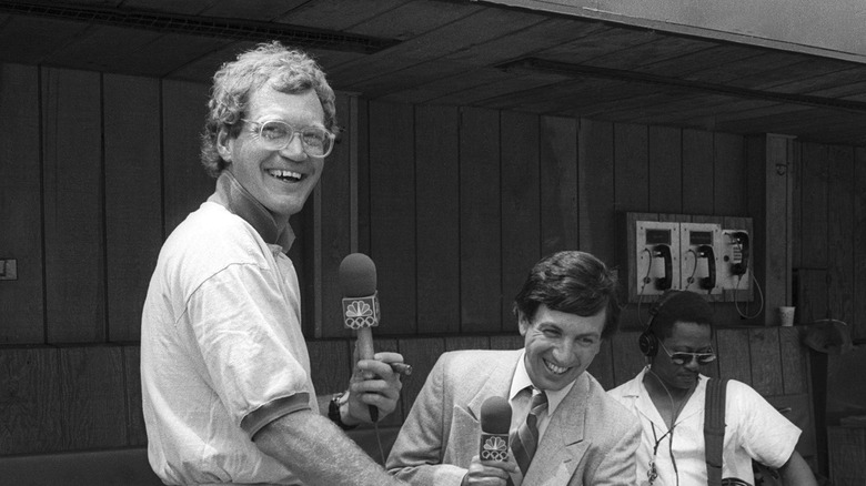 David Letterman taping in New York
