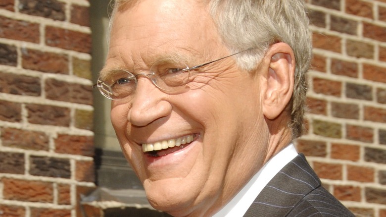 David Letterman smiling