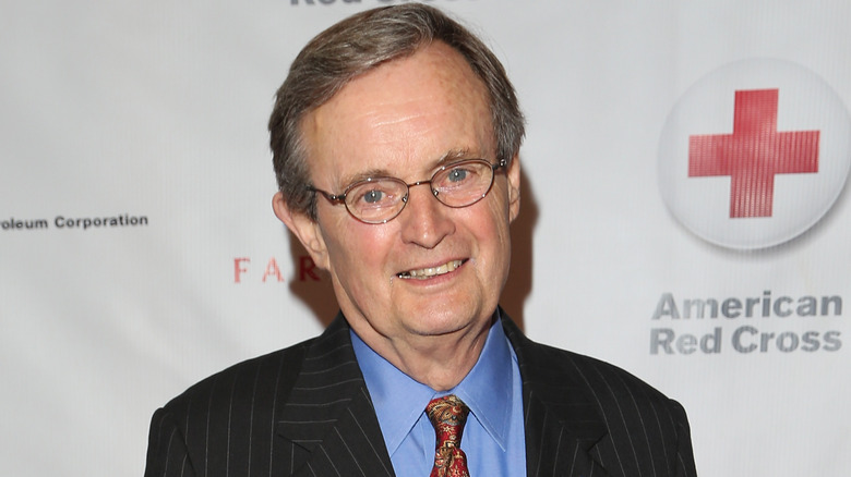 David McCallum smiling Red Cross event