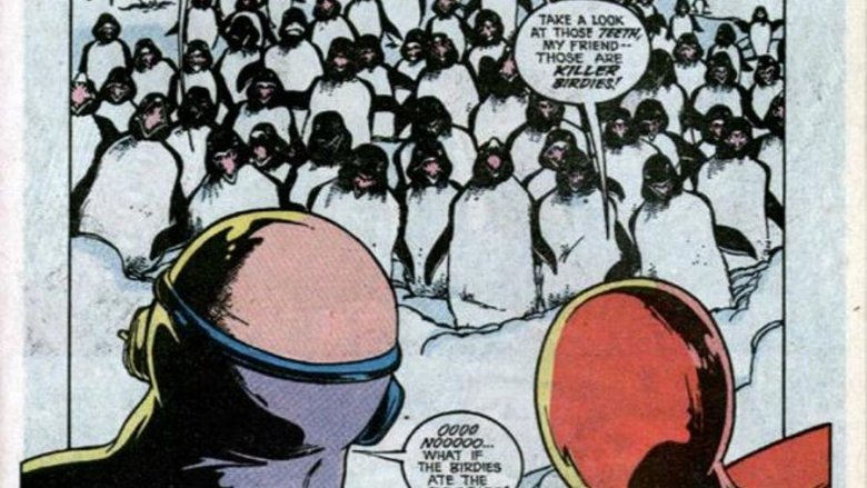 justice league antarctica penguins