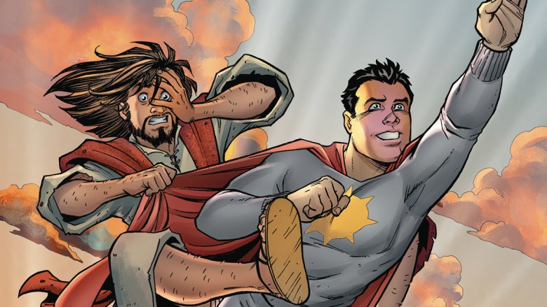 jesus christ dc comic sun-man