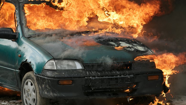 Burning Car