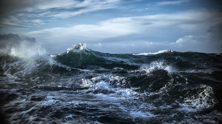 Rough seas