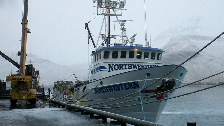 the docked Northwestern 