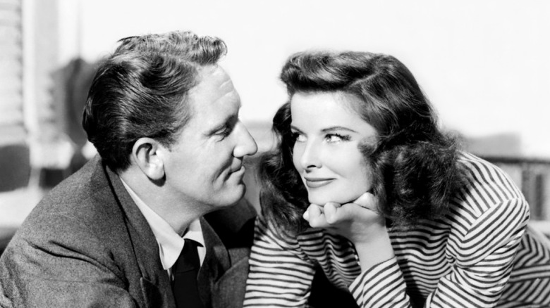 Spencer Tracy Katharine Hepburn smiling