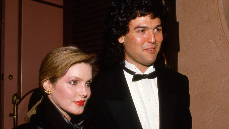 Priscilla Presley with marco Garibaldi in black tie