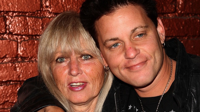 Corey Haim and his mother