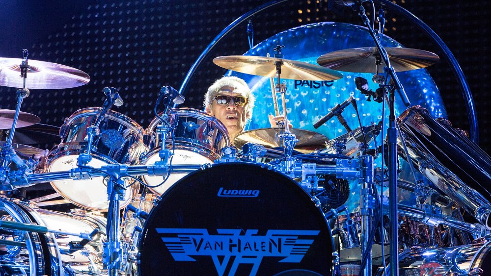 Alex Van Halen on the drums