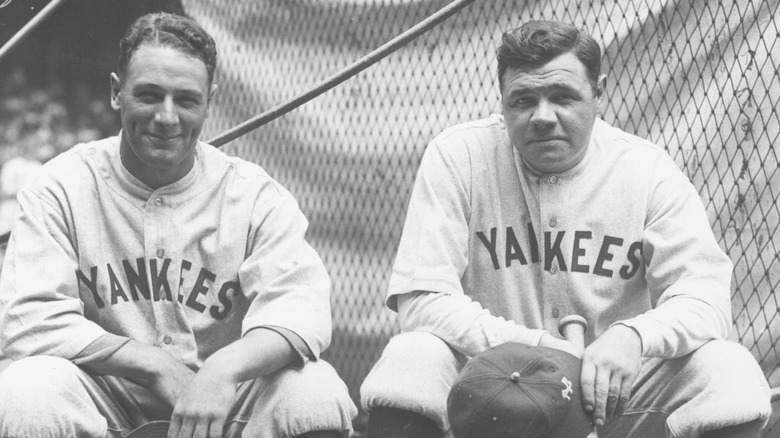 Babe Ruth and Lou Gehrig