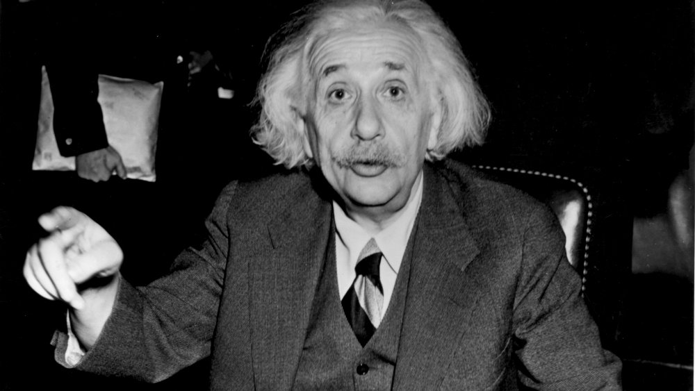 A photograph of Albert Einstein as an adult.