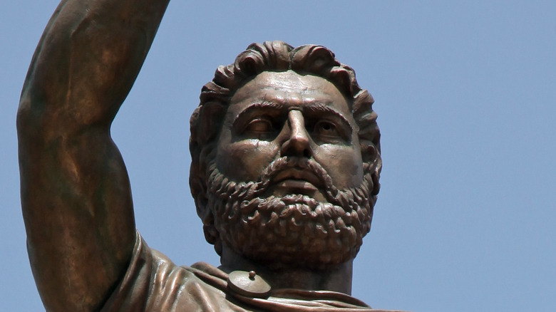 Modern statue of Philip II
