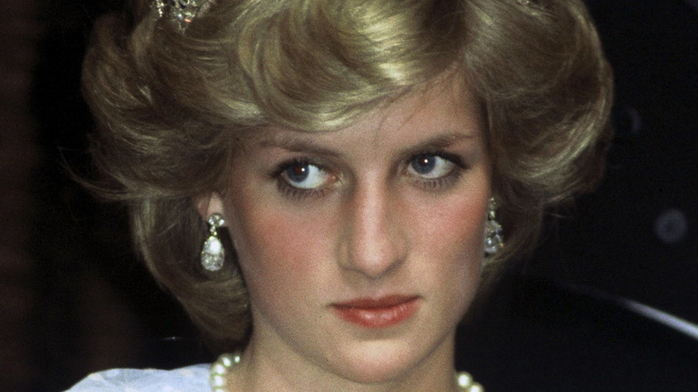 Princess Diana in tiara