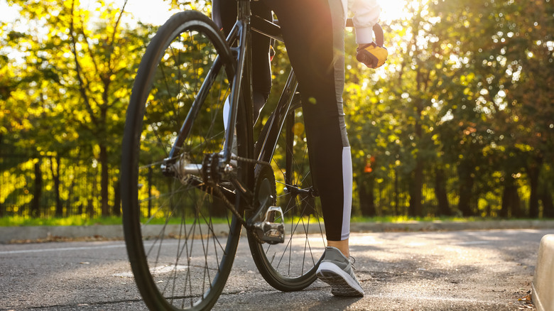 Girl riding bike 