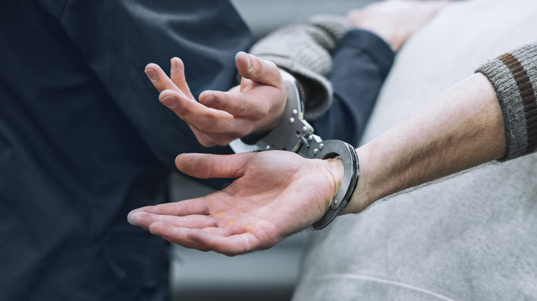 A young man arrested