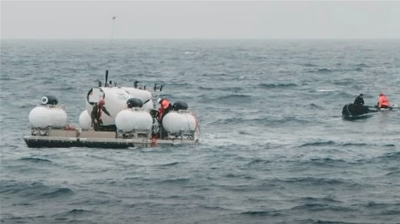 titan submersible rescue ocean surface