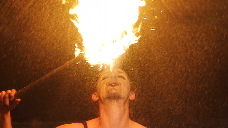  A fire eater