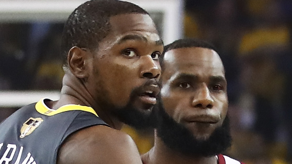 Kevin Durant and LeBron James