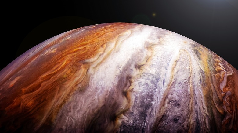 The planet Jupiter