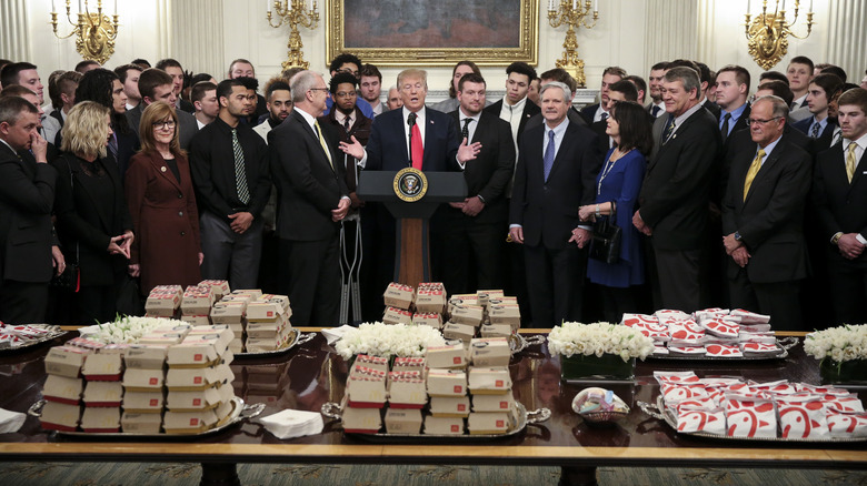 Donald Trump and fast food