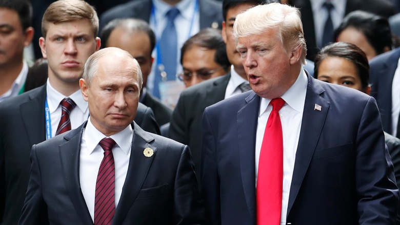 Vladimir Putin and Donald Trump