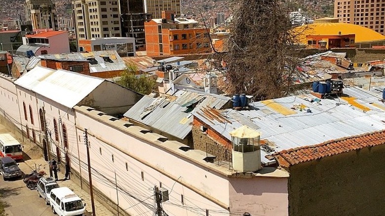 overhead of San Pedro prison