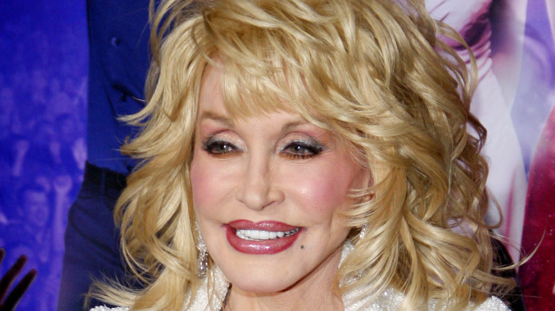 Dolly Parton smiling