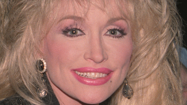 Dolly Parton smiles