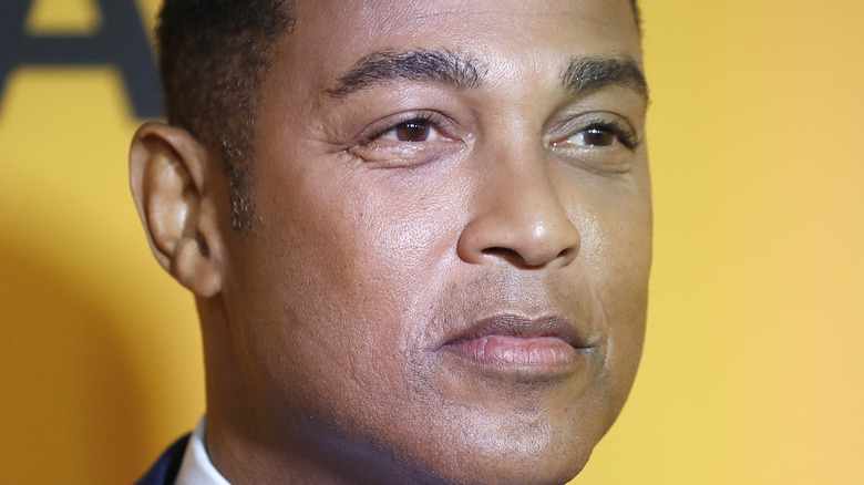 Don Lemon looks to his left